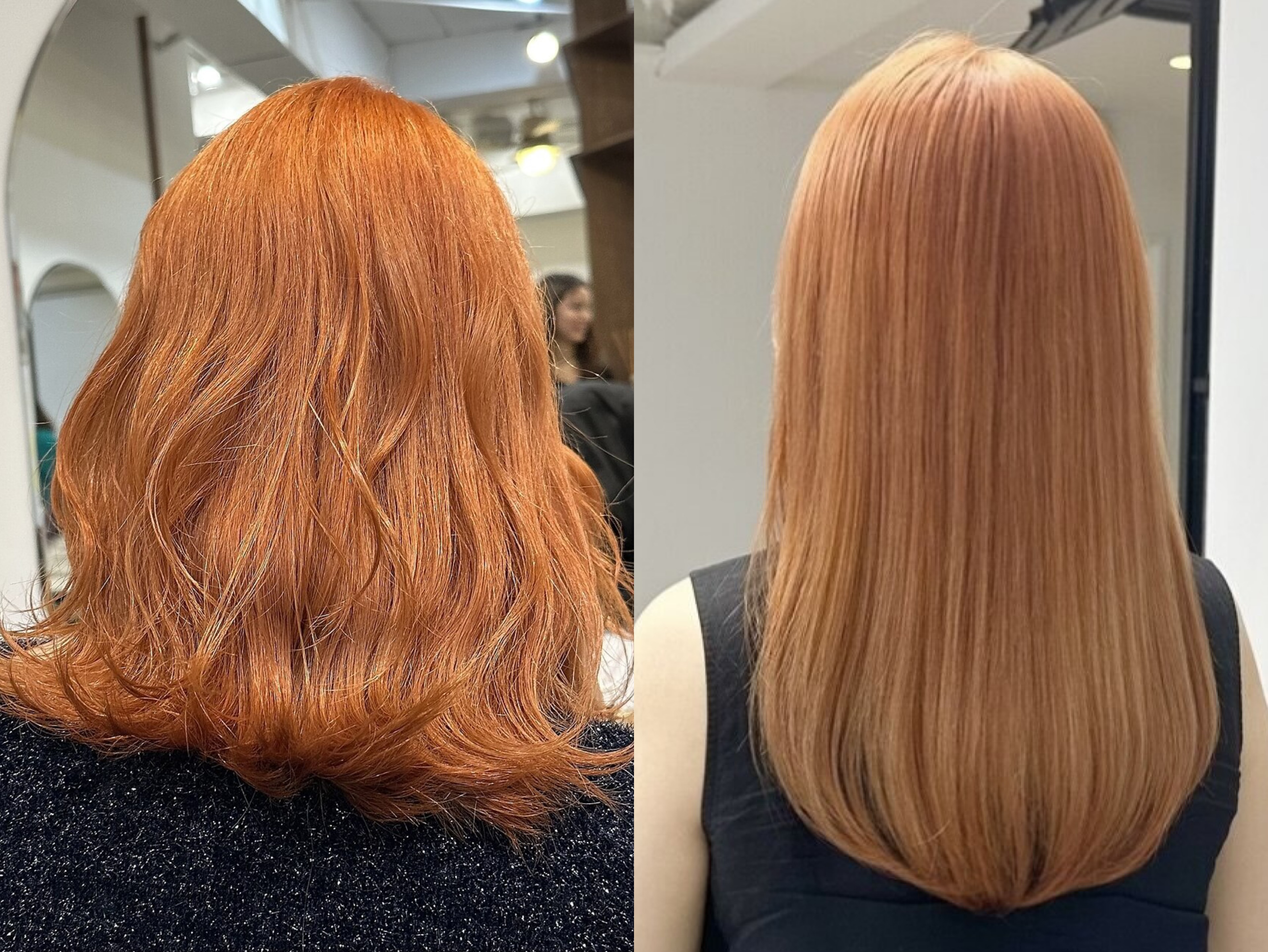 華やか＆肌馴染み◎オレンジヘアで垢抜け